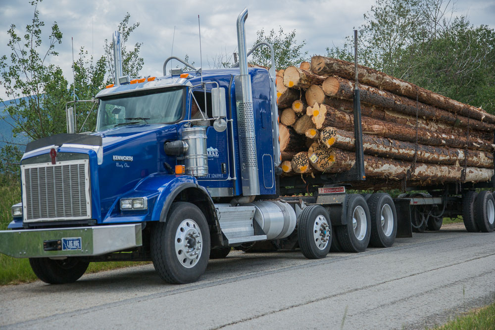 Timber on Truck