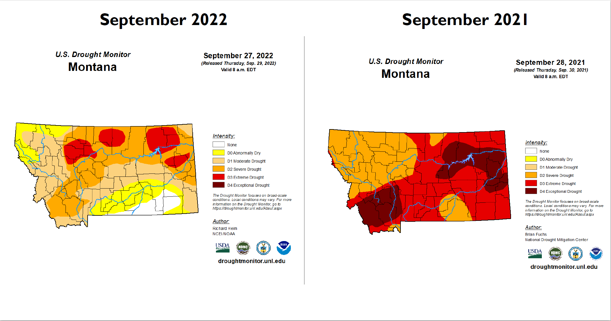 Drought Conditions Improve Slightly; Climate and Drought Experts Say it ...